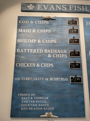 Menu photo 8 Evans Fish and Chips Flagstaff, AZ