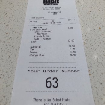 Habit Burger & Grill - Burgers Near Me - Selma, California
