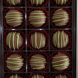 The Chocolate Spectrum - Dubai 15 Piece Box of Truffles-$42.99 https://thechocolatespectrum.com/online-store/ols/products/dubai-truffles