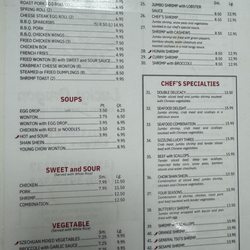 Lucky Dragon - Menu