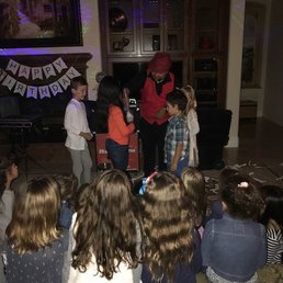 At my son's 8th party At my son's 8th party