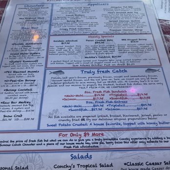 Conchy Joe's - Menu - Seafood Near Me - Jensen Beach, Florida Conchy Joe's - Menu - Seafood Near Me - Jensen Beach, Florida