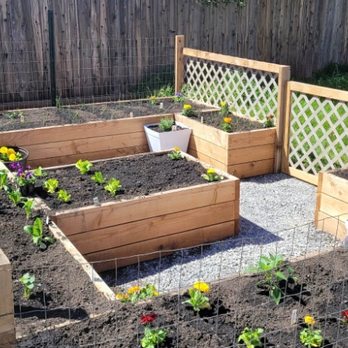 Twin Peak Services - Beautiful planting of a vegetable garden using Champion Soil (5 yards) that a customer wanted delivered same day! - Junk Removal & Hauling Near Me Twin Peak Services - Beautiful planting of a vegetable garden using Champion Soil (5 yards) that a customer wanted delivered same day! - Junk Removal & Hauling Near Me