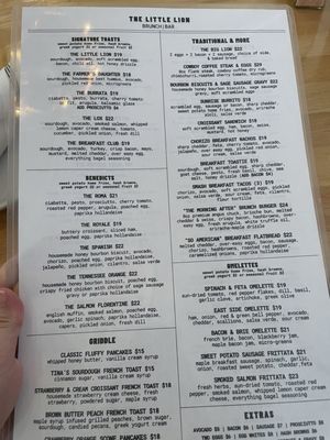 Menu photo 8 The Little Lion Ventura, CA Menu photo 8 The Little Lion Ventura, CA