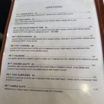 The Dalles Thai Cuisine - menu - Thai Near Me - The Dalles, Oregon The Dalles Thai Cuisine - menu - Thai Near Me - The Dalles, Oregon