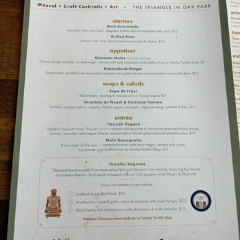 Oaxaca - Menu - Mexican Near Me - Sacramento, California