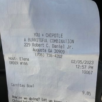 Chipotle Mexican Grill - Mexican Near Me - North Augusta, South Carolina