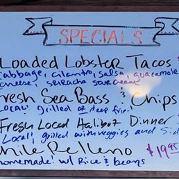 Specials of the day Specials of the day