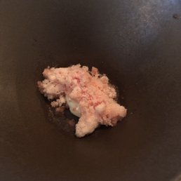Course 6- pre dessert watermelon granita Course 6- pre dessert watermelon granita