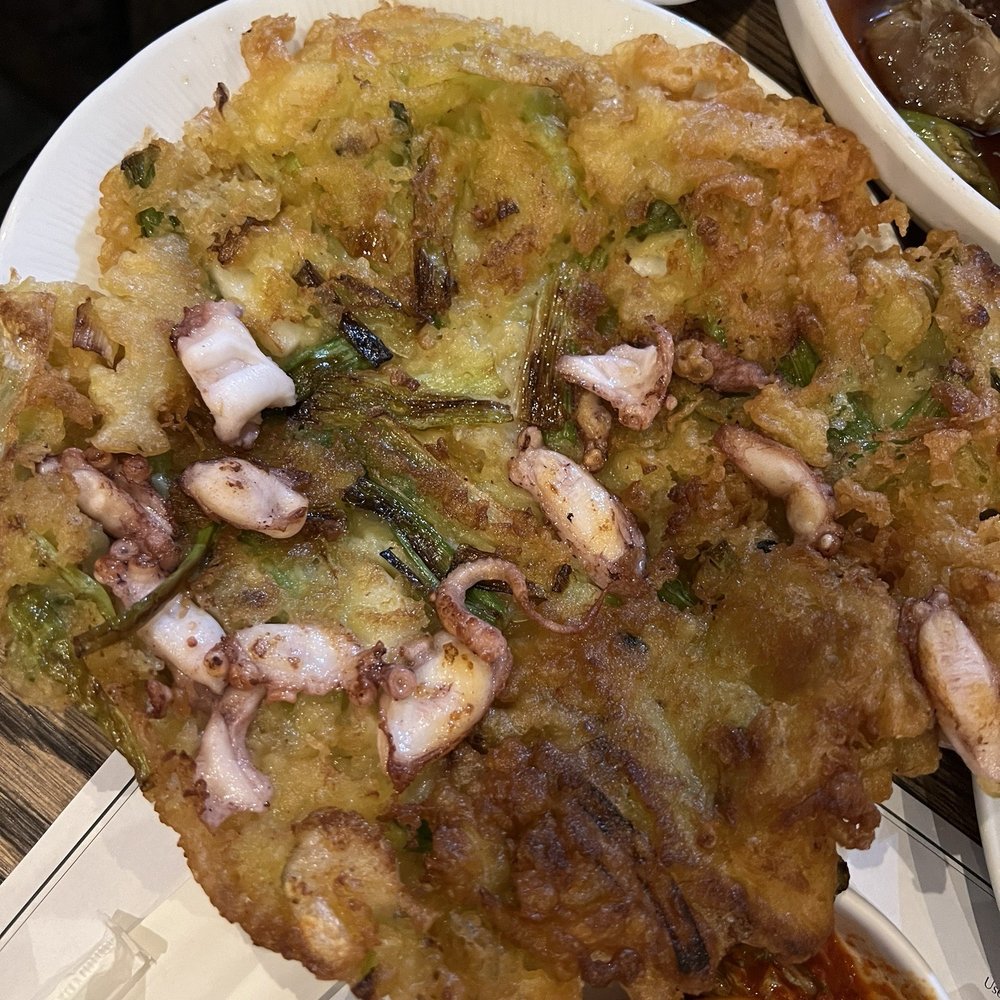 Sam Woo Jung - Seafood pancake - Korean Near Me - New York, New York Sam Woo Jung - Seafood pancake - Korean Near Me - New York, New York