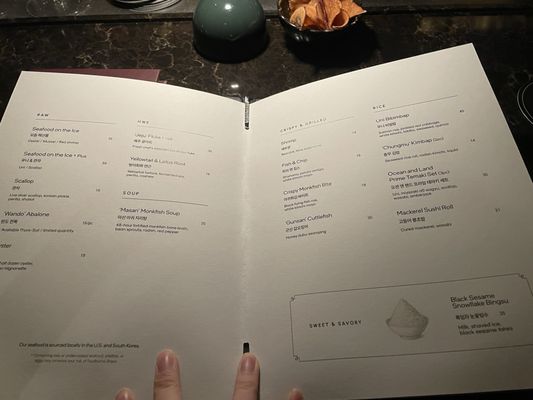 Menu photo 2 Musaek New York, NY Menu photo 2 Musaek New York, NY