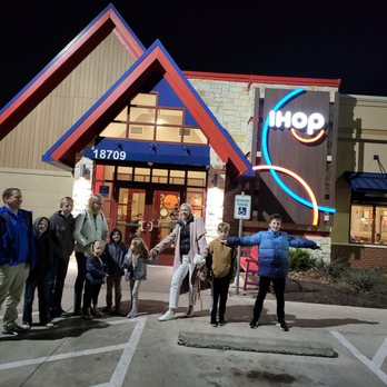 IHOP - Outside with Family and Friends after rejection - Breakfast & Brunch Near Me - Pflugerville, Texas IHOP - Outside with Family and Friends after rejection - Breakfast & Brunch Near Me - Pflugerville, Texas