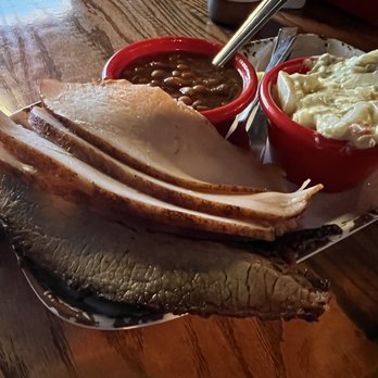 A Little BBQ Joint - Two Meat Platter- Brisket & Turkey - Barbeque Near Me - Independence, Missouri A Little BBQ Joint - Two Meat Platter- Brisket & Turkey - Barbeque Near Me - Independence, Missouri