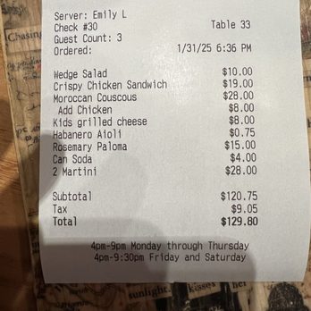 Nomad - Receipt with ridiculous charge for "extra sauce" - Chicken Shop Near Me - Columbus, Ohio