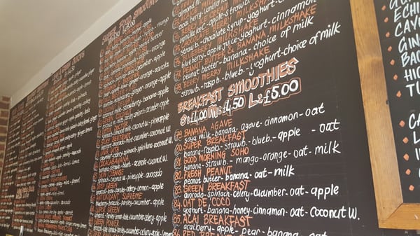 Menu photo 1 Fresh And Organic London, XGL Menu photo 1 Fresh And Organic London, XGL