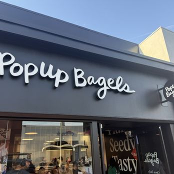 PopUp Bagels - Signage. - Bagels Near Me - Studio City, California PopUp Bagels - Signage. - Bagels Near Me - Studio City, California