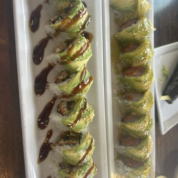 Fansea Sushi - Dragon Roll and Refreshing Roll - Sushi Bars Near Me - Manhattan Beach, California