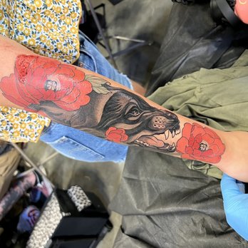 Wolf and Goat Tattoo - Tattoo Near Me - Denver, Colorado Wolf and Goat Tattoo - Tattoo Near Me - Denver, Colorado
