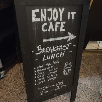 Enjoy It Cafe - Ad board - Sandwiches Near Me - Cleveland, Ohio Enjoy It Cafe - Ad board - Sandwiches Near Me - Cleveland, Ohio