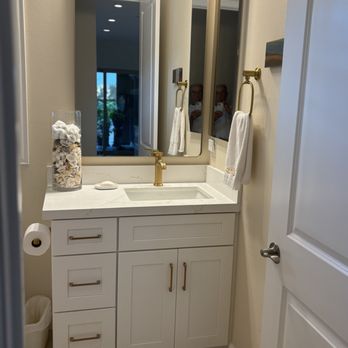 KBF Remodeling - New bathroom pullman, mirror and lights - General Contractors Near Me - Laguna Hills, California KBF Remodeling - New bathroom pullman, mirror and lights - General Contractors Near Me - Laguna Hills, California