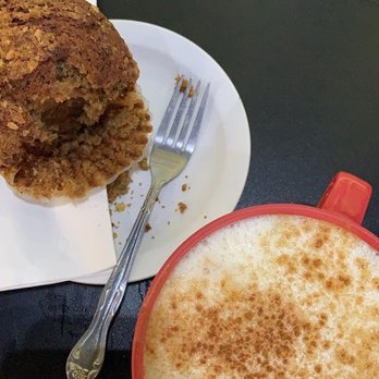 Zola's Cafe - Zucchini muffin and London fog with lavender - Coffee & Tea Near Me - Auburn, Washington Zola's Cafe - Zucchini muffin and London fog with lavender - Coffee & Tea Near Me - Auburn, Washington