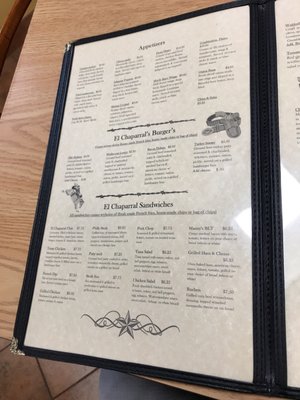 Menu photo 7 El Chaparral Grille Denton, TX