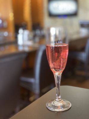 Photo of Skylines Cafe - Clayton, NC, US. Cranberry mimosa