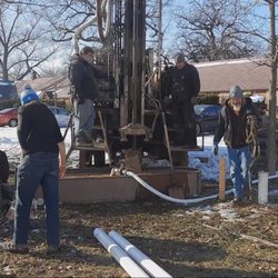 Sowles Well Service - Mr.Sowles and crew drilling our new well.