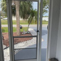 TechMonk - view from the front door to the street .