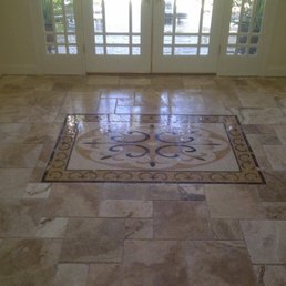 a marble floor in a home a marble floor in a home