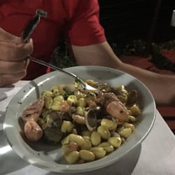 Ristorante Gran Pavese - Gnocchi vongole e gamberi