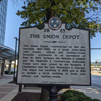 The Union Depot Historical Marker - The Union Depot Historical Marker, Chattanooga - Landmarks & Historical Buildings Near Me - Chattanooga, Tennessee The Union Depot Historical Marker - The Union Depot Historical Marker, Chattanooga - Landmarks & Historical Buildings Near Me - Chattanooga, Tennessee