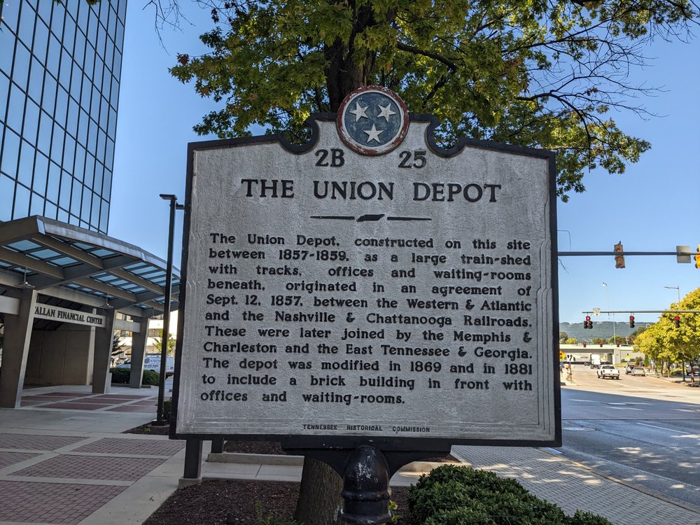 THE UNION DEPOT HISTORICAL MARKER 200 W Mlk Blvd, Chattanooga
