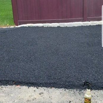 All Purpose Paving - Hot Asphalt being installed. 2" over the top of existing driveway. Port Jefferson Station - Masonry/Concrete Near Me