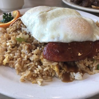 Stacks Pancake House - Loco moco with Portuguese sausage - Breakfast & Brunch Near Me - Irvine, California Stacks Pancake House - Loco moco with Portuguese sausage - Breakfast & Brunch Near Me - Irvine, California