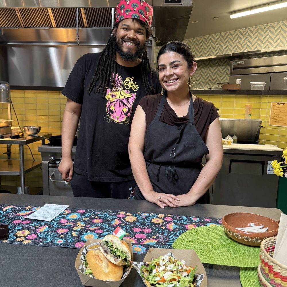 Cheff Paula nailed it! it eas like eating a torta de Guadalajara (childhood city) and her husband Xavi made us feel so happy Cheff Paula nailed it! it eas like eating a torta de Guadalajara (childhood city) and her husband Xavi made us feel so happy
