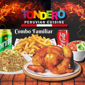 Tondero Peruvian Cuisine - Combo familiar (Pollo a la Brasa) - Peruvian Near Me - Whittier, California Tondero Peruvian Cuisine - Combo familiar (Pollo a la Brasa) - Peruvian Near Me - Whittier, California
