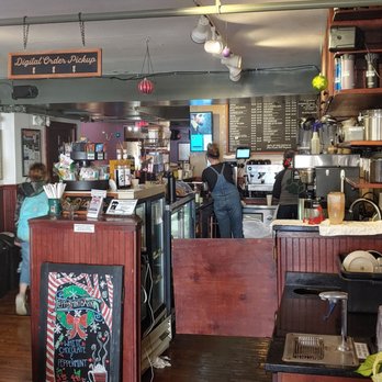 Donkey Coffee & Espresso - Entrance to the coffee shop - Coffee & Tea Near Me - Athens, Ohio
