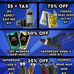 Electric Clouds - Black Friday 2021 Sales on Vape related items