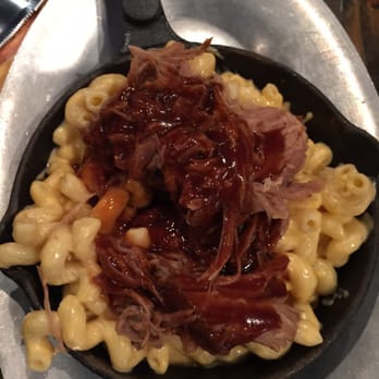 Ford's Garage - I forget what this dish was called but it was mac & cheese with pulled pork and barbecue sauce my husband loved this dish!! - Burgers Near Me - Brandon, Florida