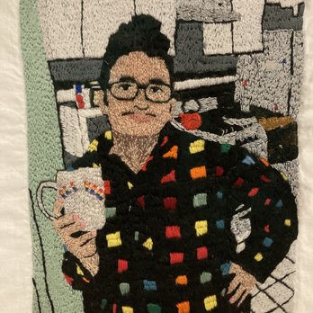 Cantor Arts Center - Artist Buzz Slutzky's amazing embroidery work - Museums Near Me - Palo Alto, California