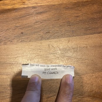 P F Chang's - My luck! - Chinese Near Me - Detroit, Michigan