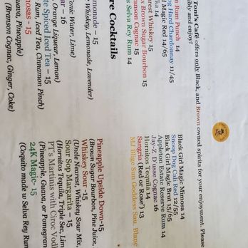 Pretty Toni's Cafe - Drink menu - Soul Food Near Me - Valley Stream, New York Pretty Toni's Cafe - Drink menu - Soul Food Near Me - Valley Stream, New York