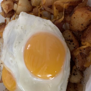 From Scratch Restaurant - Fried eggs over potatores - Breakfast & Brunch Near Me - Carmel, California From Scratch Restaurant - Fried eggs over potatores - Breakfast & Brunch Near Me - Carmel, California