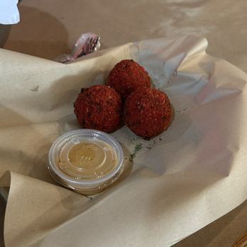 Clawdaddy - Hot Cheetos boudin balls - Seafood Near Me - Houston, Texas
