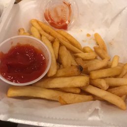 House fries half gone, couldn't stop myself House fries half gone, couldn't stop myself