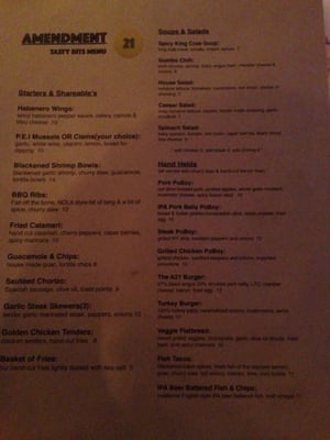 Menu photo 7 Amendment 21 Point Pleasant Beach, NJ
