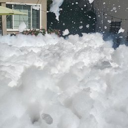 i swear there are kids underneath this foam. i swear there are kids underneath this foam.