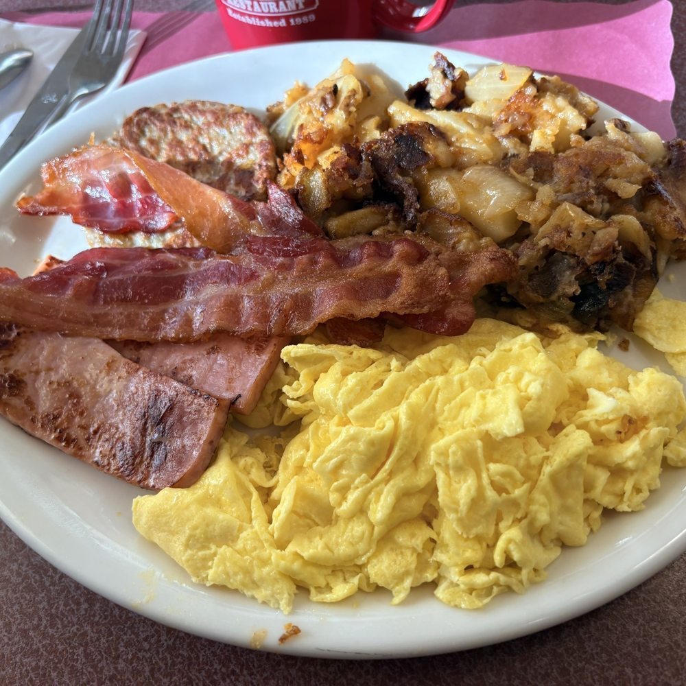 The Shack - French Toast sampler with scrambled eggs - Breakfast & Brunch Near Me - Waterford, Connecticut The Shack - French Toast sampler with scrambled eggs - Breakfast & Brunch Near Me - Waterford, Connecticut
