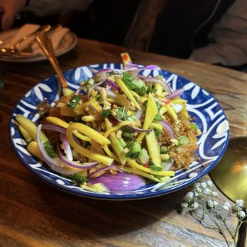 Saranrom Thai - catfish salad - Thai Near Me - Elmhurst, New York